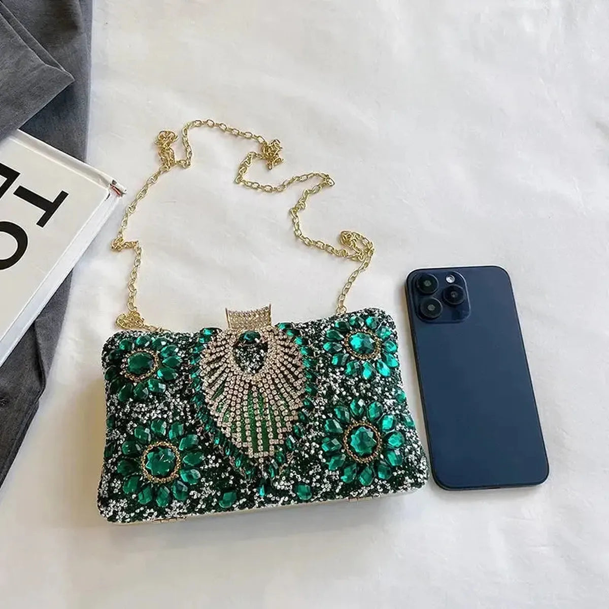 Pochette de Soirée Strass Luxe-Saylana