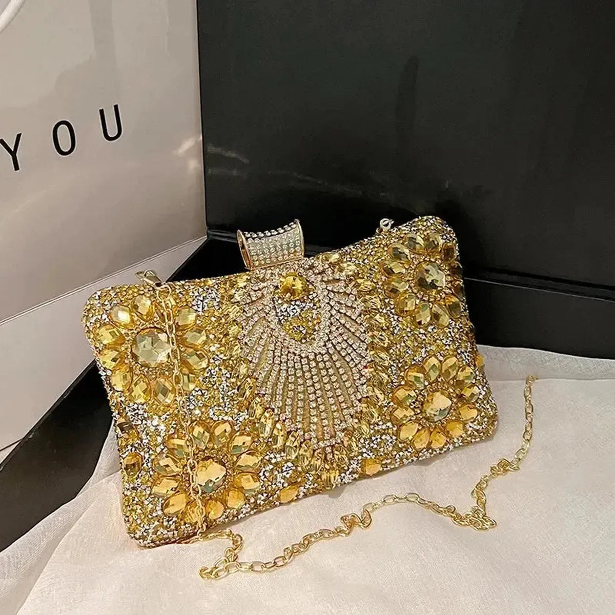 Pochette de Soirée Strass Luxe-Saylana