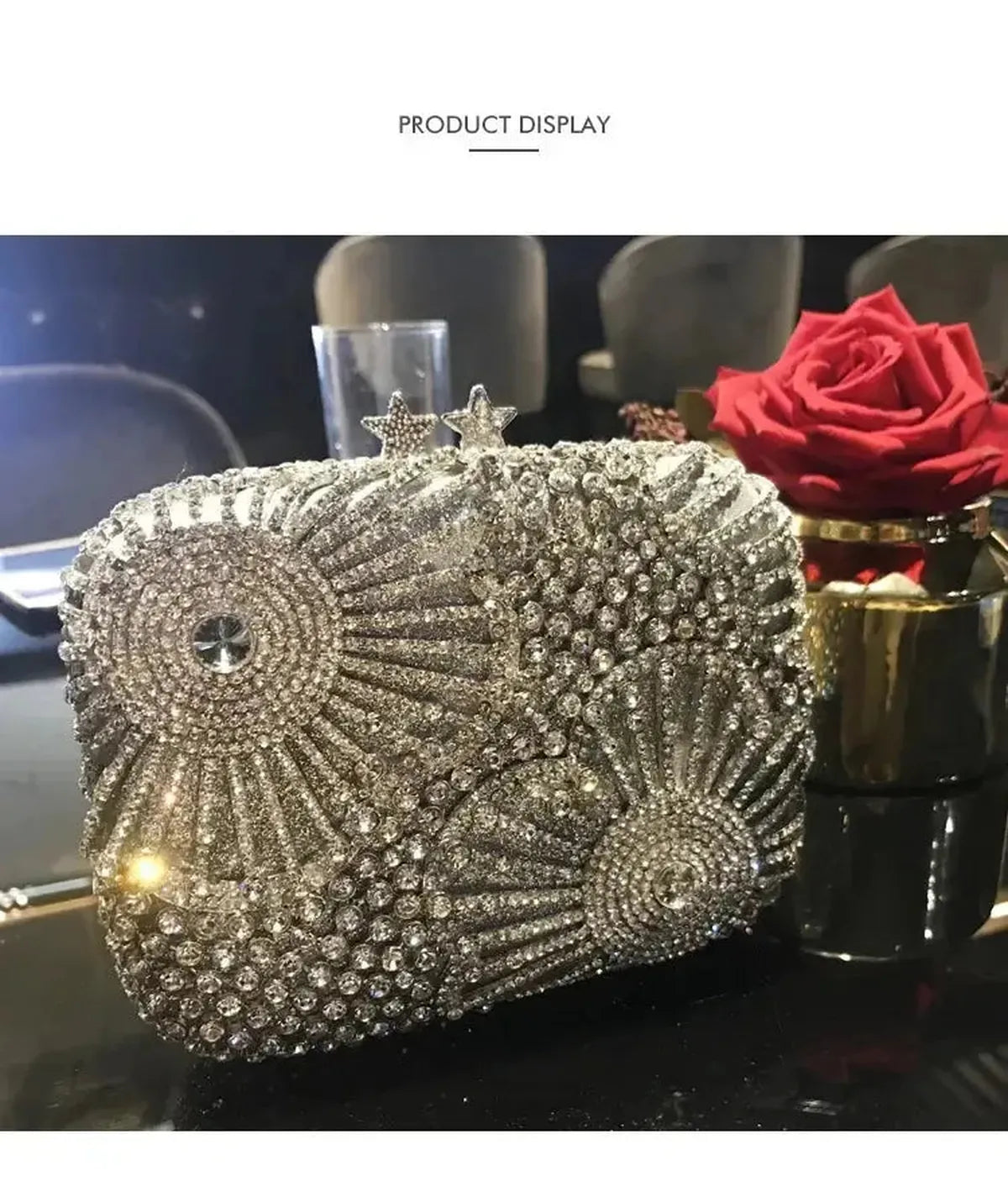 Pochette Élégante Soirée Diamant-Saylana