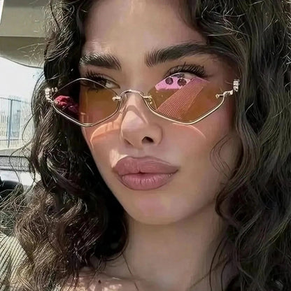 Polygonal Chic Demi - Monture Métal - Saylana