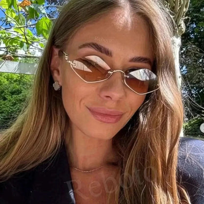 Polygonal Chic Demi - Monture Métal - Saylana