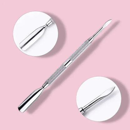 Pousse-Cuticules Acier Double-Embout-Saylana