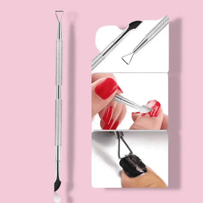 Pousse-Cuticules Acier Double-Embout-Saylana