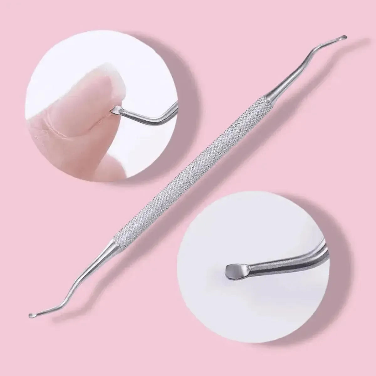 Pousse-Cuticules Acier Double-Embout-Saylana
