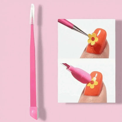 Pousse - Cuticules Acier Double - Embout - Saylana