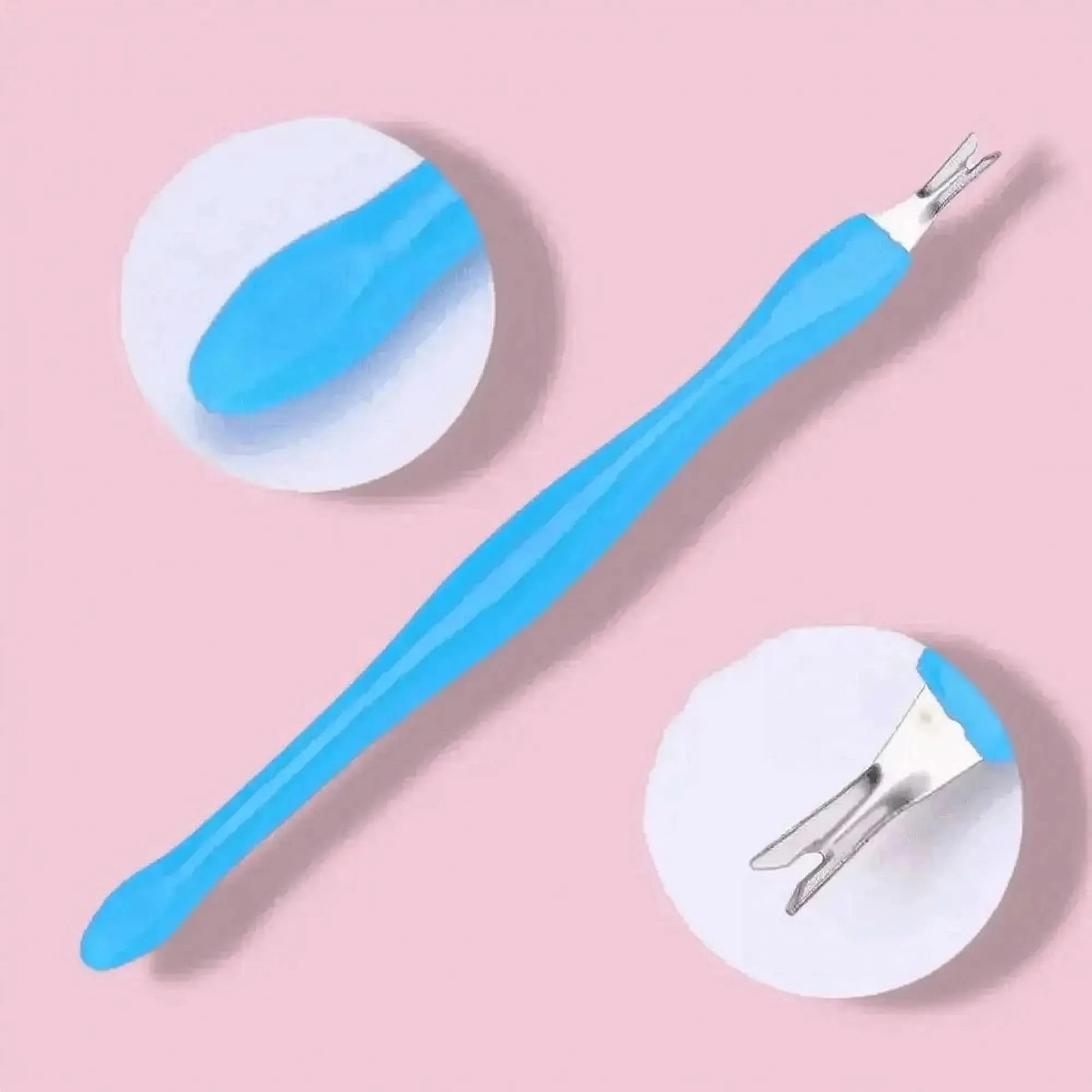 Pousse - Cuticules Acier Double - Embout - Saylana