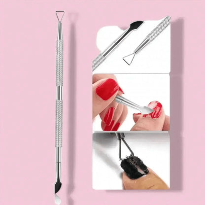 Pousse - Cuticules Acier Double - Embout - Saylana