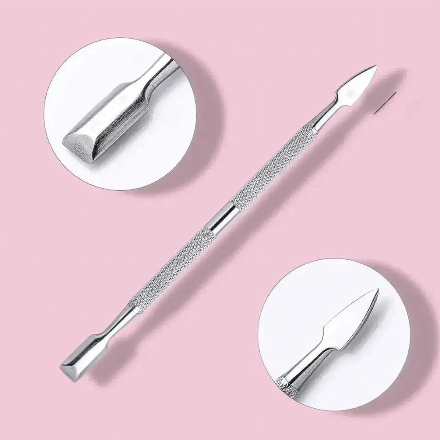 Pousse - Cuticules Acier Double - Embout - Saylana