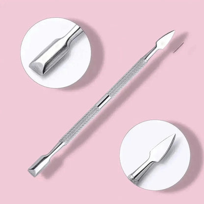 Pousse - Cuticules Acier Double - Embout - Saylana