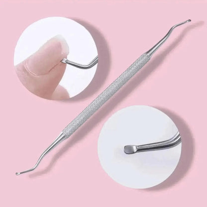 Pousse - Cuticules Acier Double - Embout - Saylana