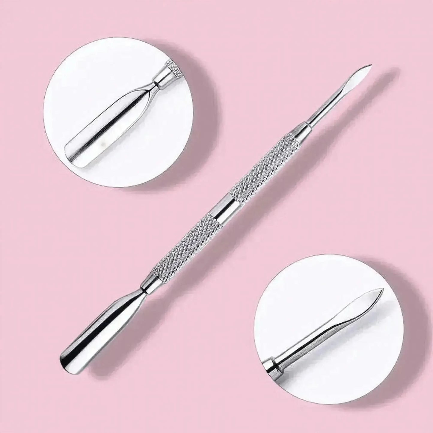 Pousse - Cuticules Acier Double - Embout - Saylana