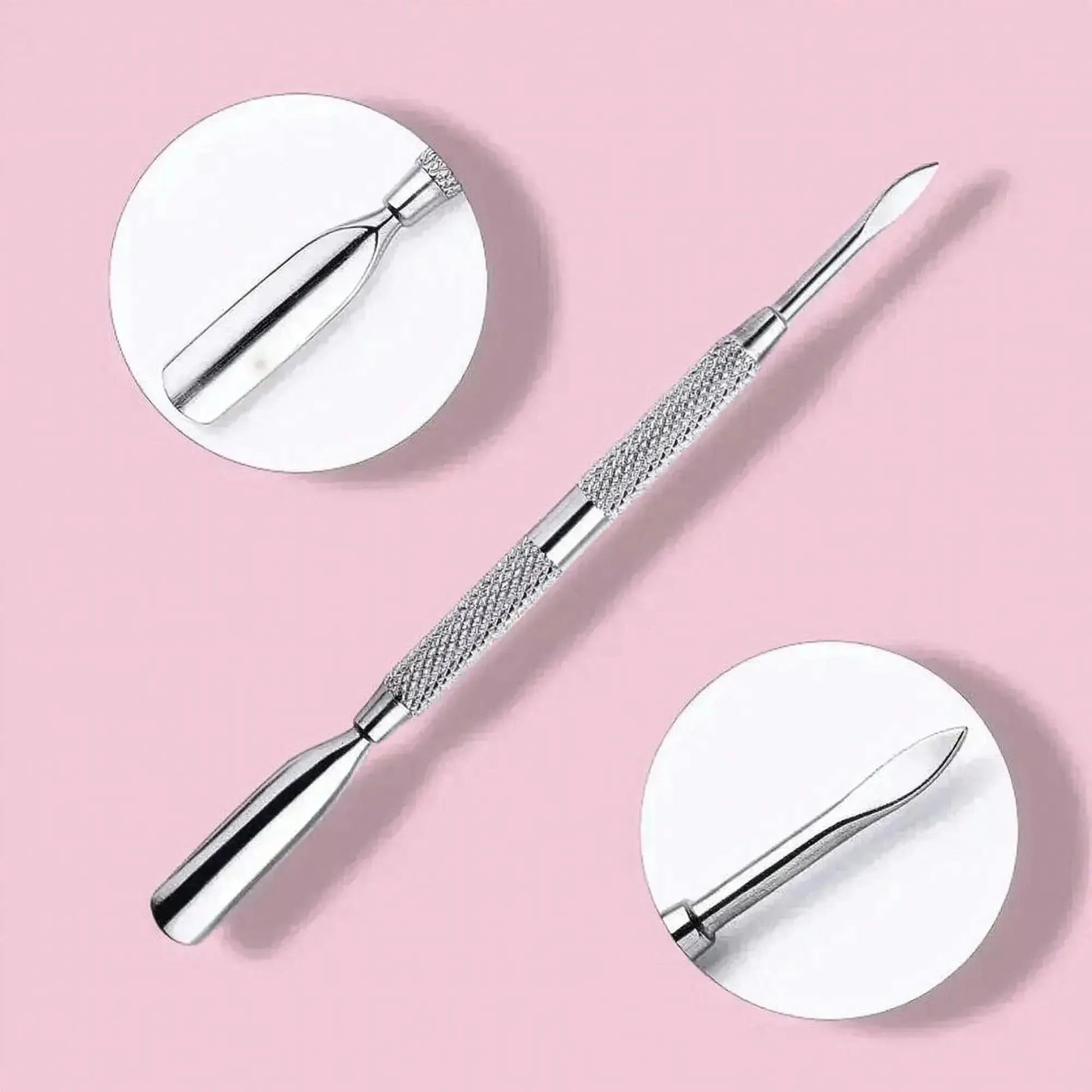 Pousse - Cuticules Acier Double - Embout - Saylana