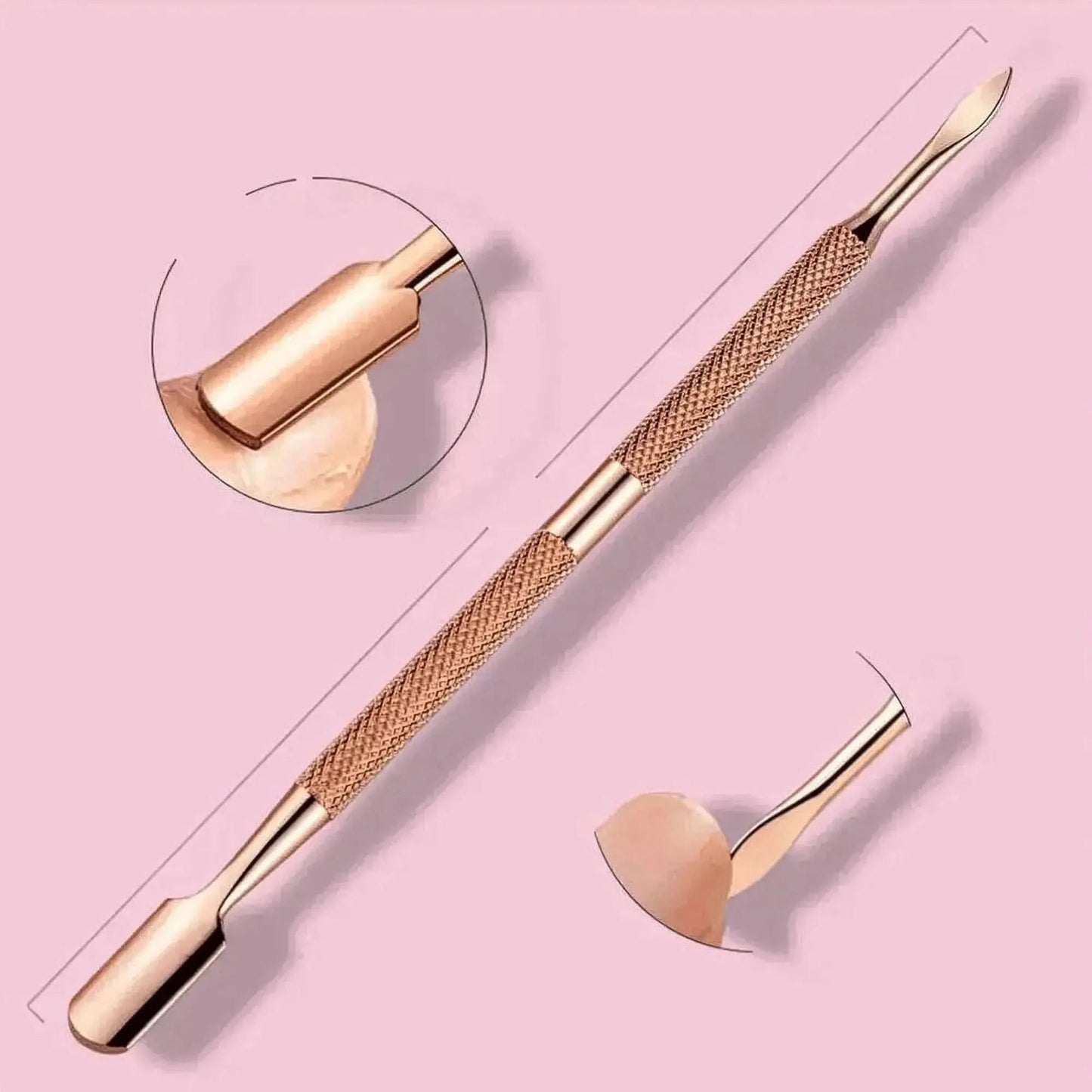 Pousse - Cuticules Acier Double - Embout - Saylana