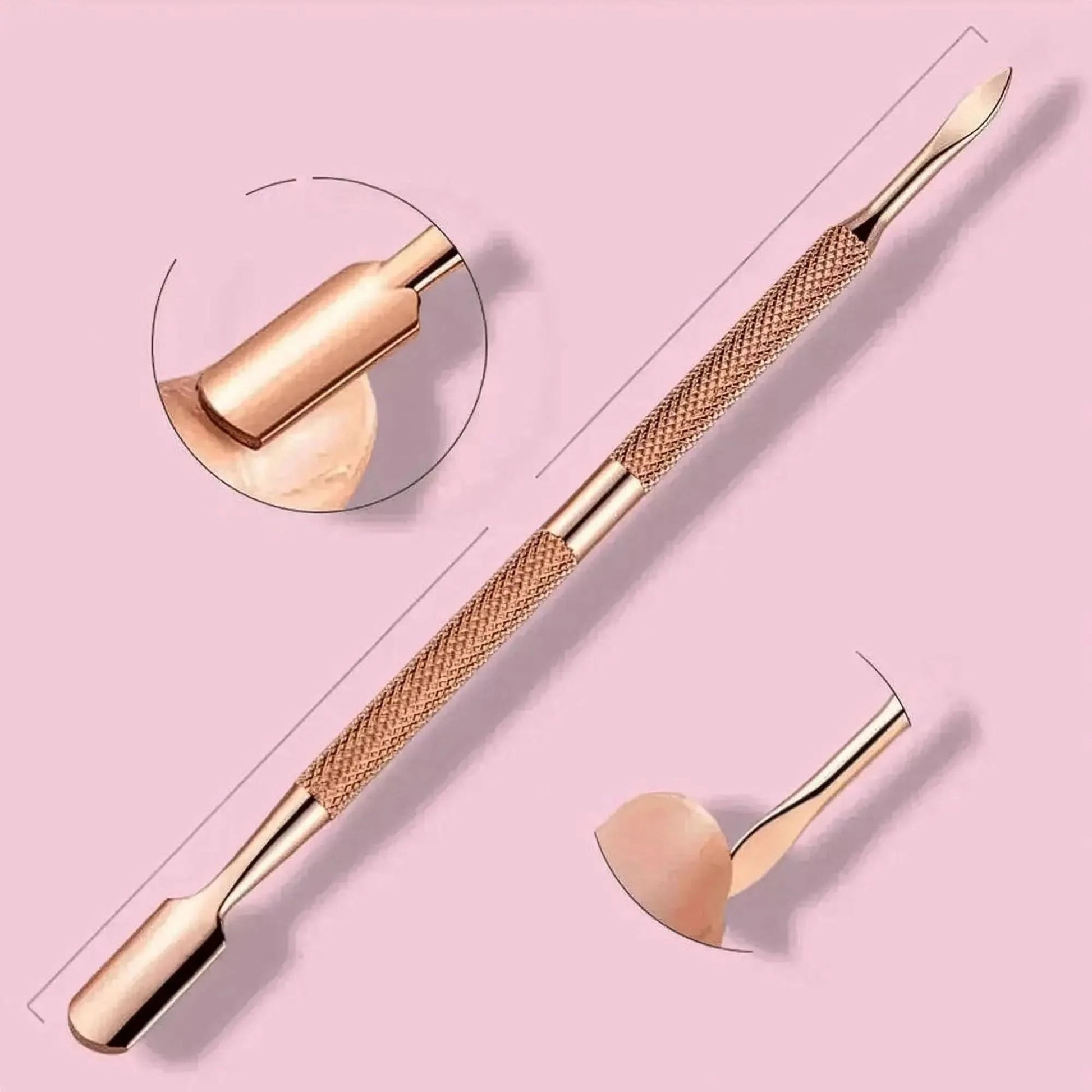 Pousse - Cuticules Acier Double - Embout - Saylana