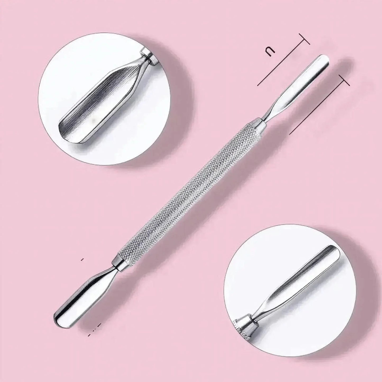 Pousse - Cuticules Acier Double - Embout - Saylana