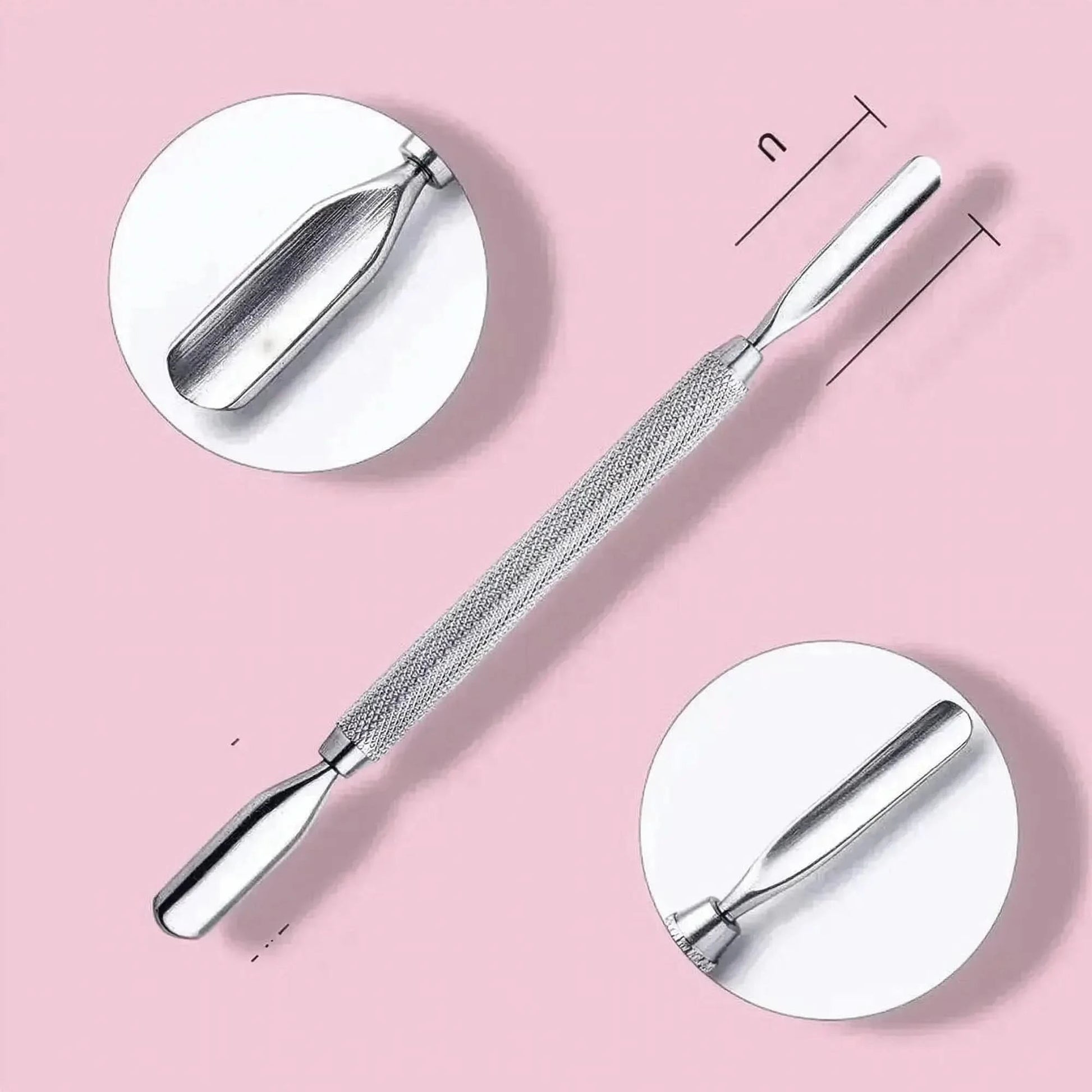 Pousse - Cuticules Acier Double - Embout - Saylana