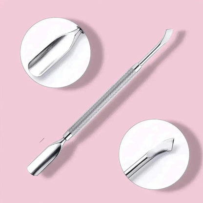 Pousse - Cuticules Acier Double - Embout - Saylana