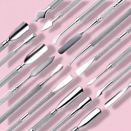 Pousse - Cuticules Acier Double - Embout - Saylana