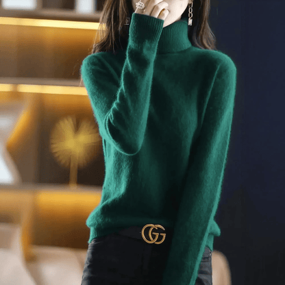 Pull Col Roulé Cachemire Visón - Saylana