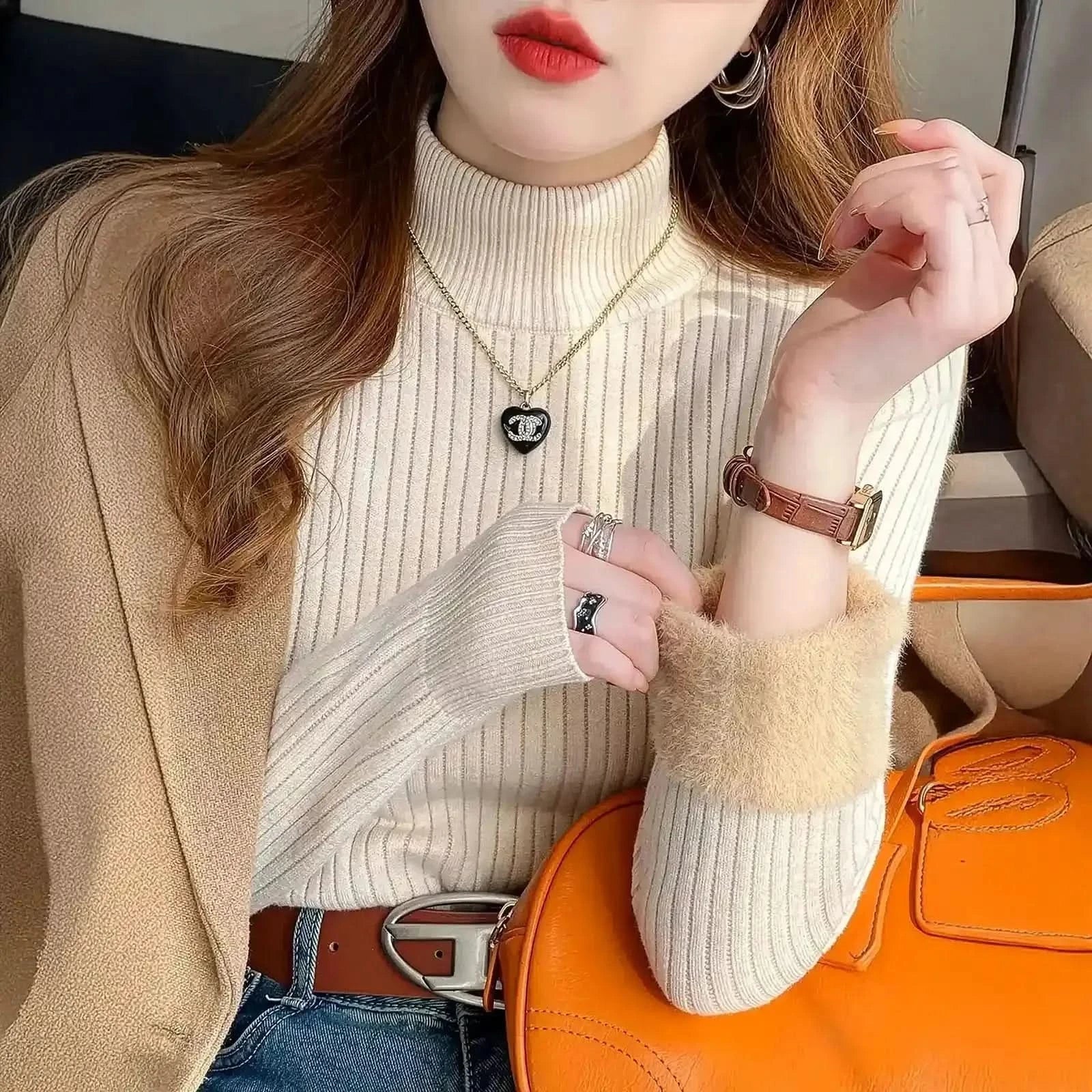 Pull Col Roulé Hiver - Saylana