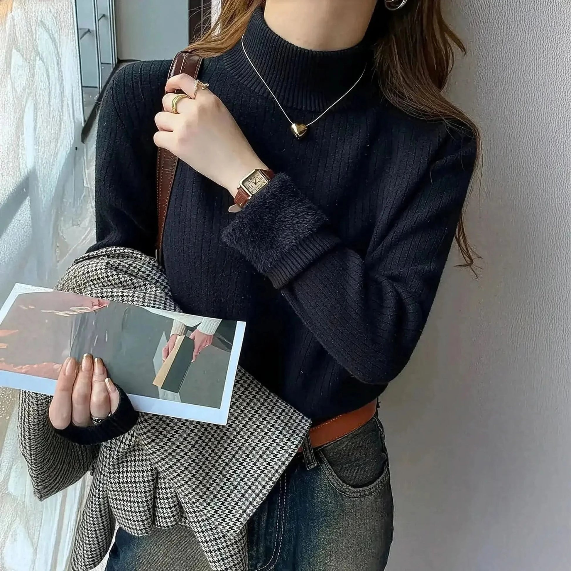 Pull Col Roulé Hiver - Saylana