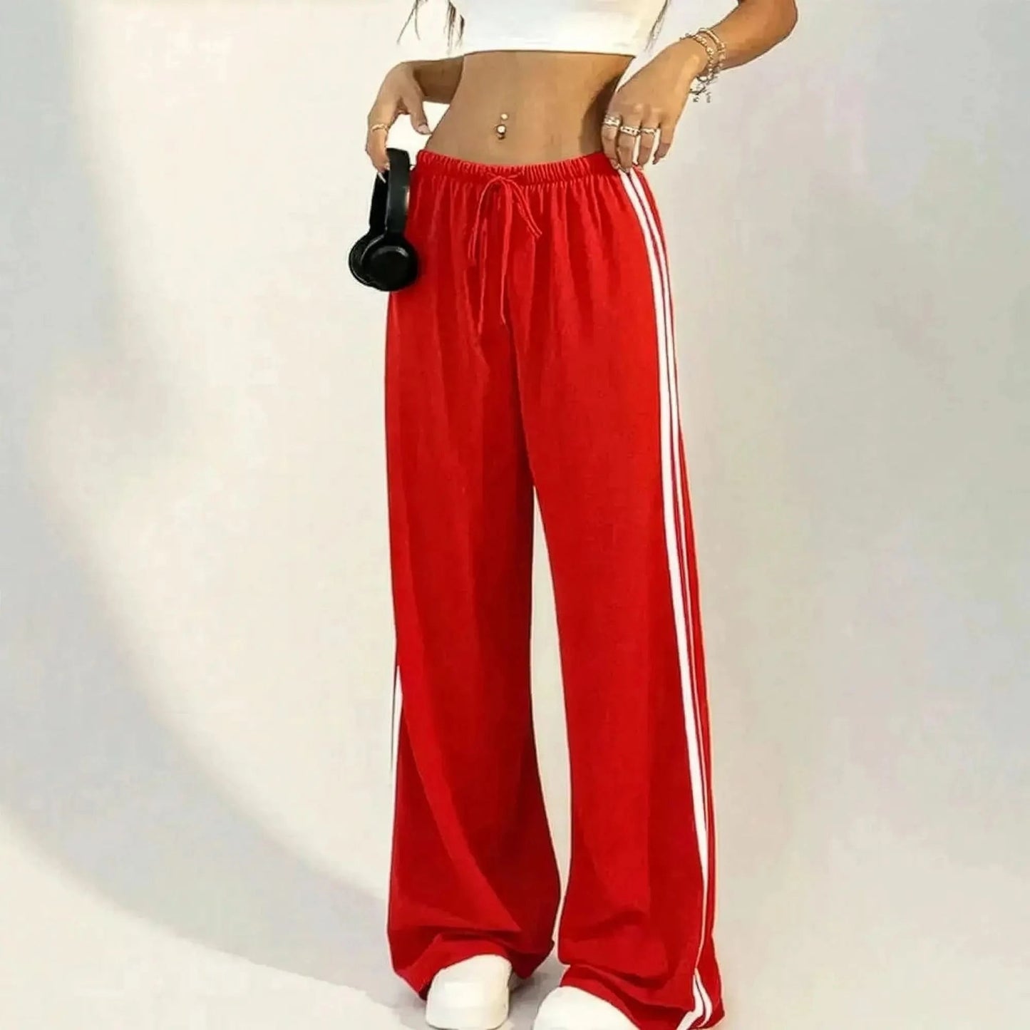 Rayé Décontracté Coupe Droite - Saylana