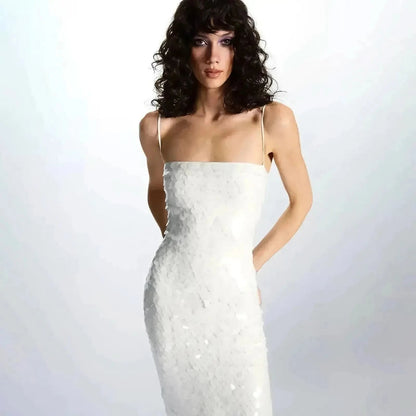 Robe Bohème Colorée à Sequins & Perles - Saylana