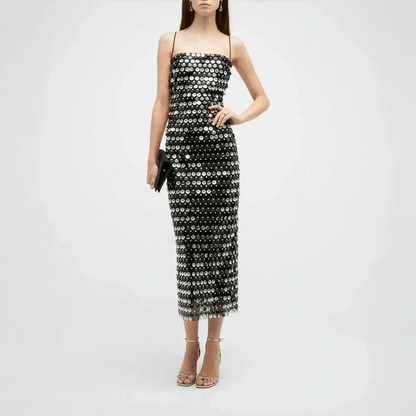 Robe Bohème Colorée à Sequins & Perles - Saylana