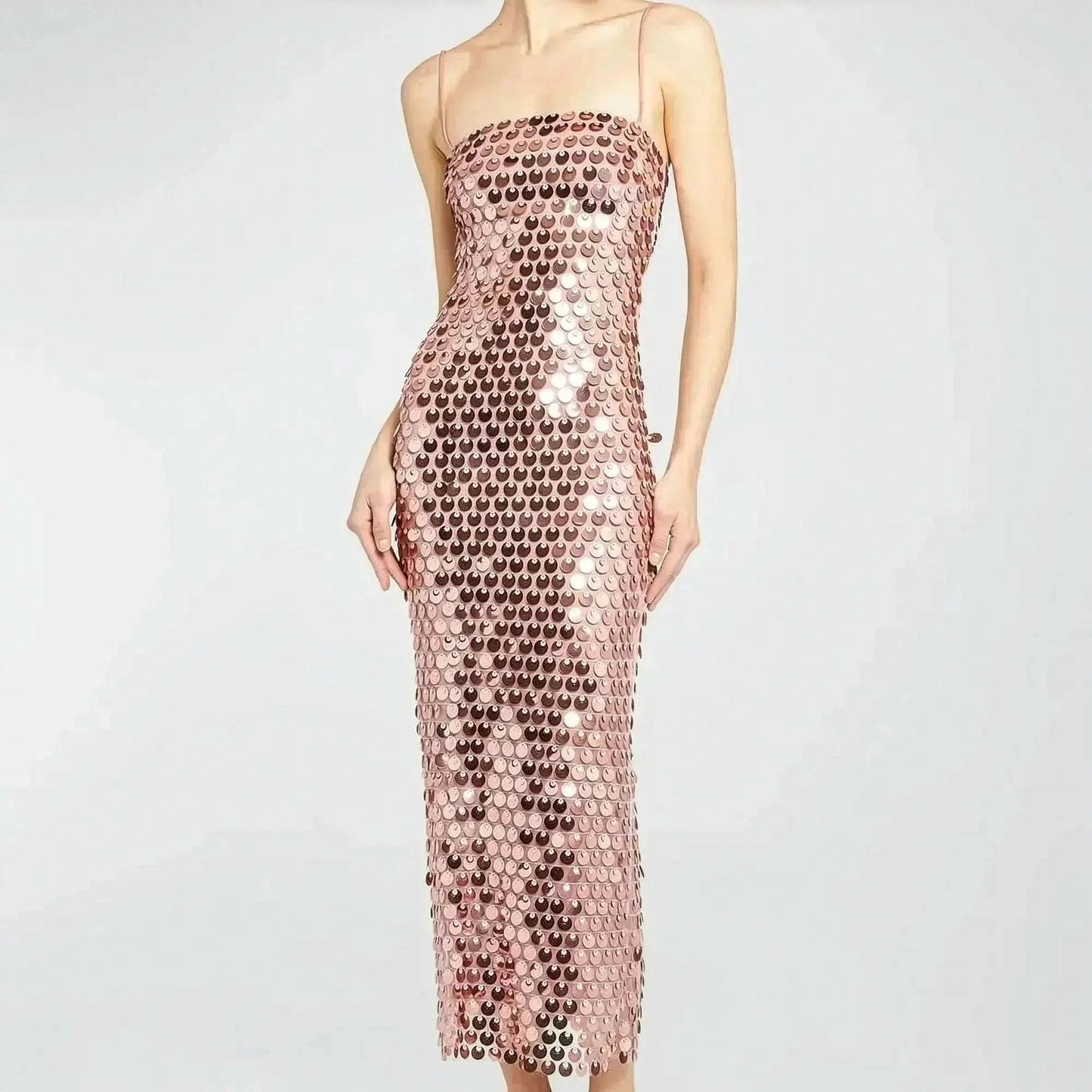 Robe Bohème Colorée à Sequins & Perles - Saylana