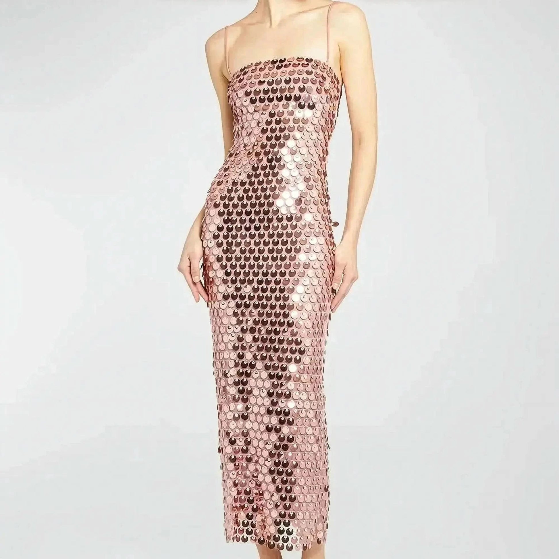 Robe Bohème Colorée à Sequins & Perles - Saylana