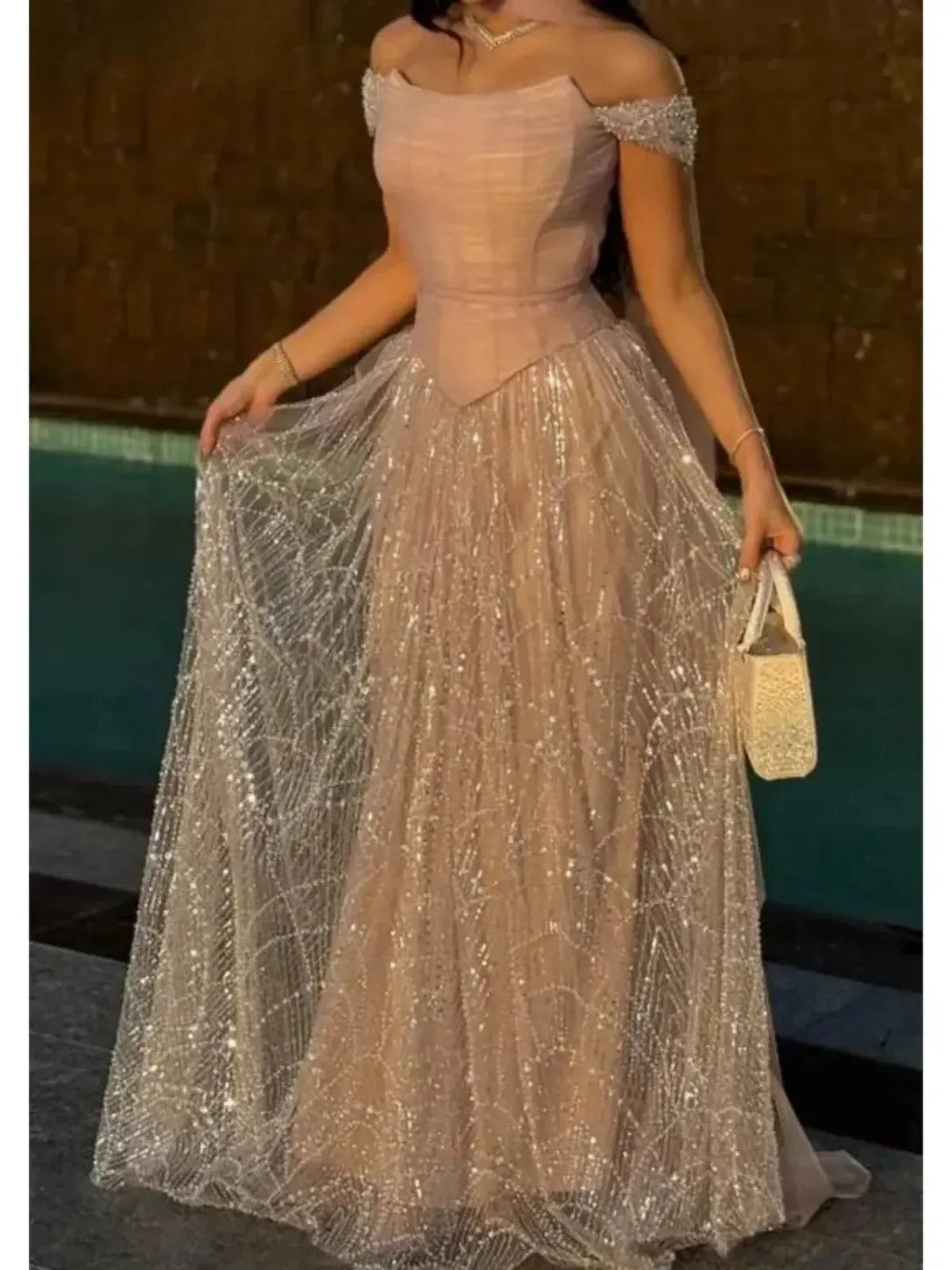 Robe de Bal Luxe Dentelle-Saylana