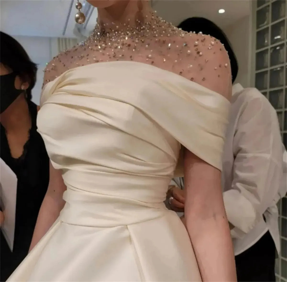 Robe de Bal Satin Élégante-Saylana