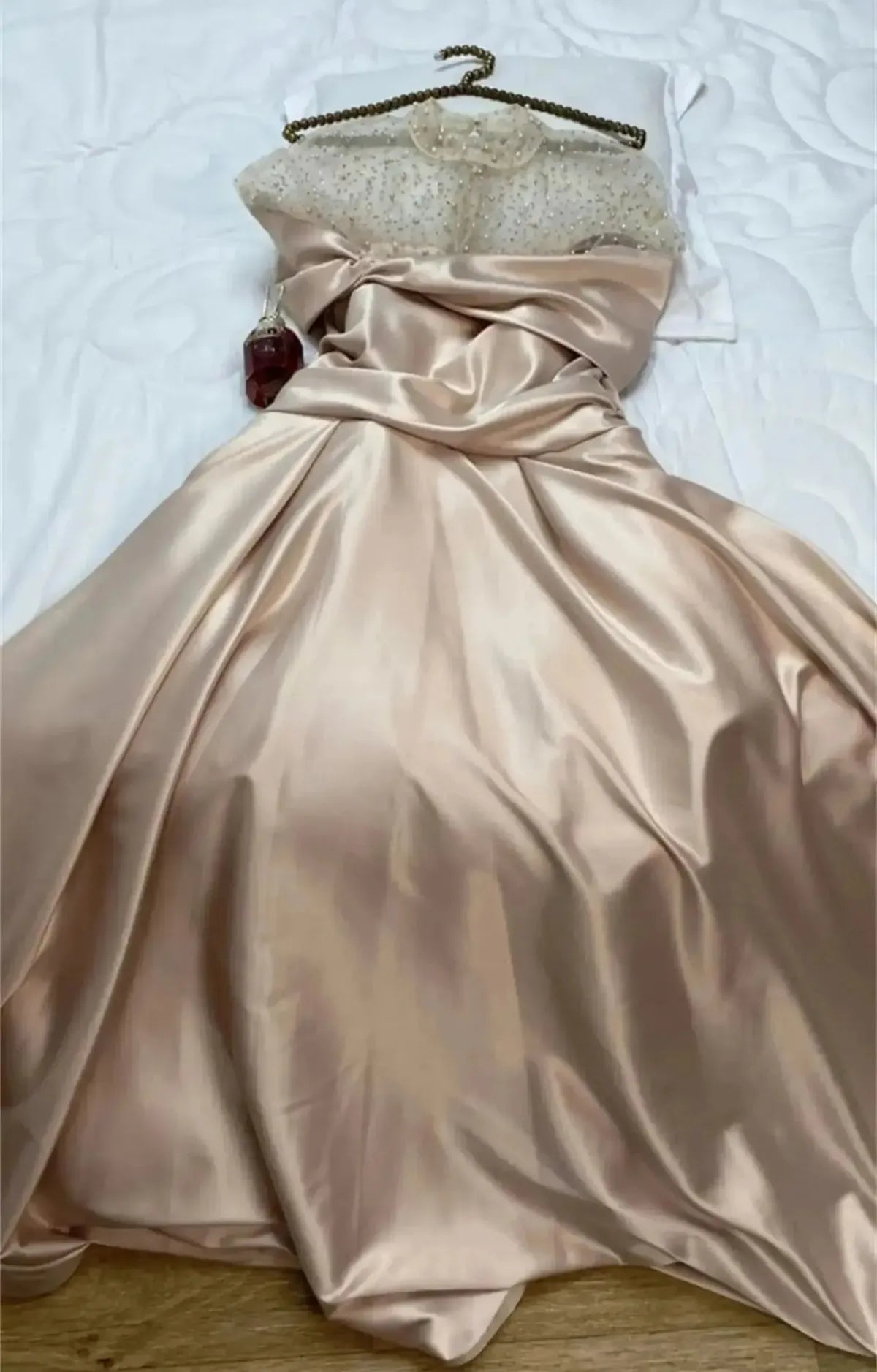 Robe de Bal Satin Élégante-Saylana