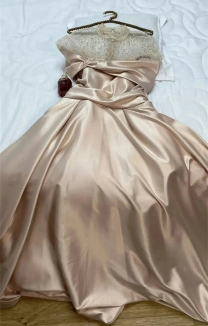 Robe de Bal Satin Élégante-Saylana