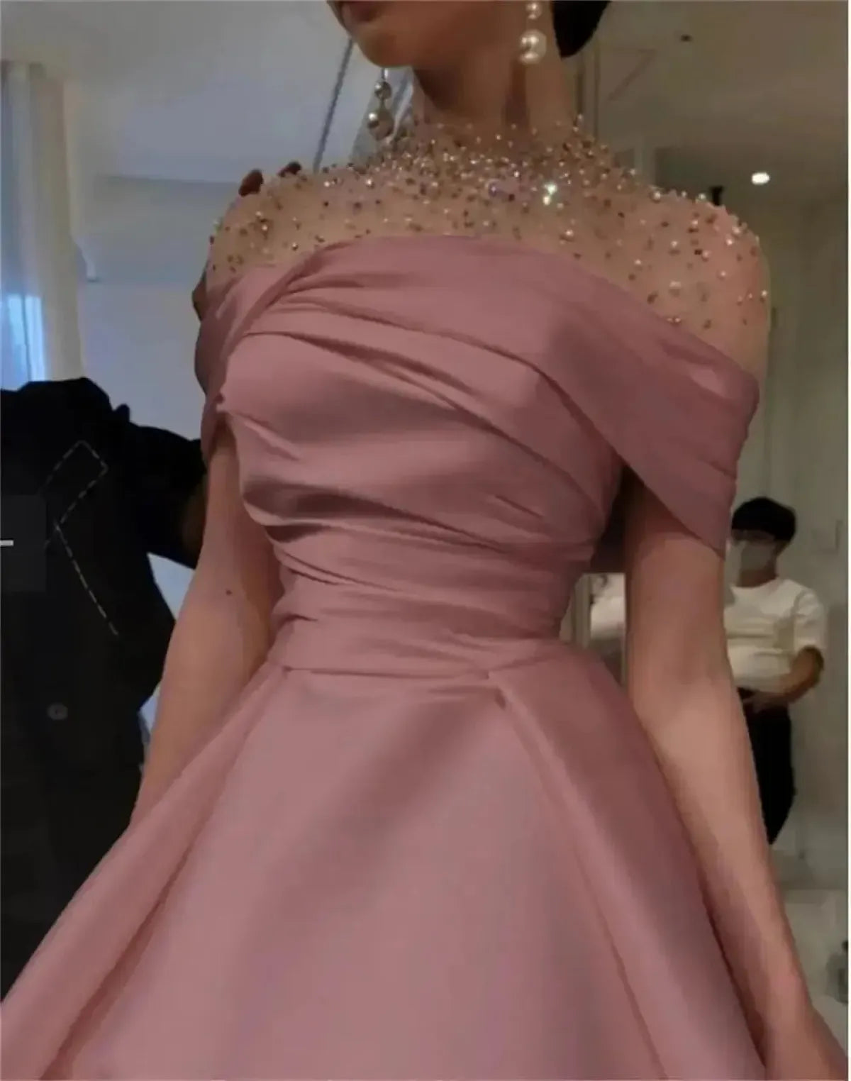 Robe de Bal Satin Élégante-Saylana