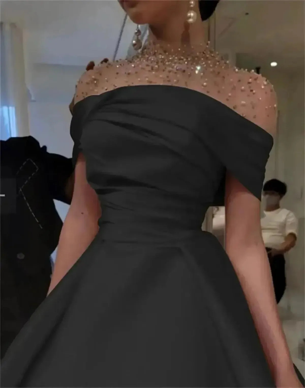 Robe de Bal Satin Élégante-Saylana