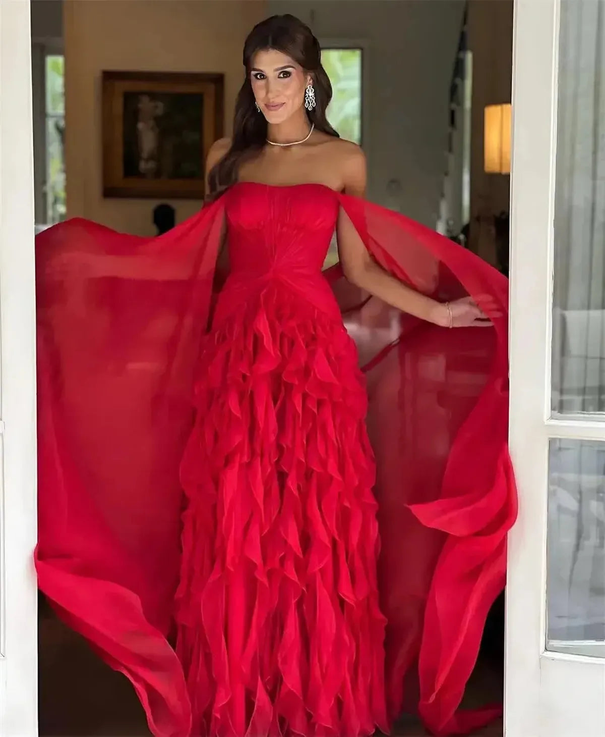 Robe Dentelle A-Line Sansa-Saylana