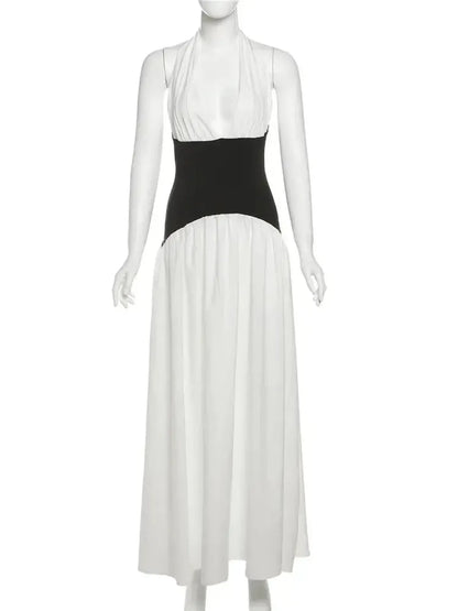 Robe Dos Nu Corset Élégante-Saylana