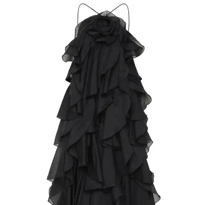 Robe Dos Nu Élégante-Saylana