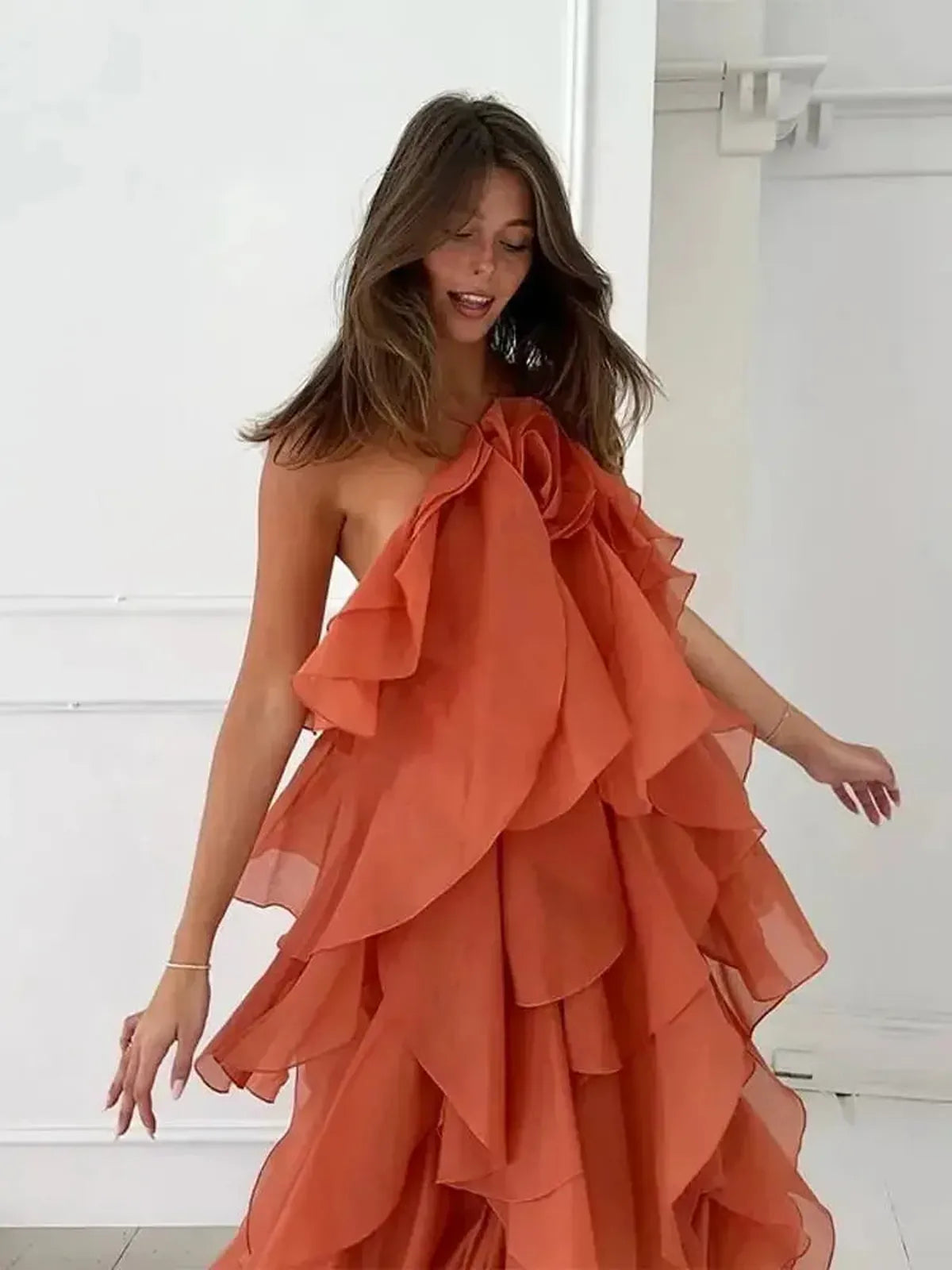 Robe Dos Nu Élégante-Saylana