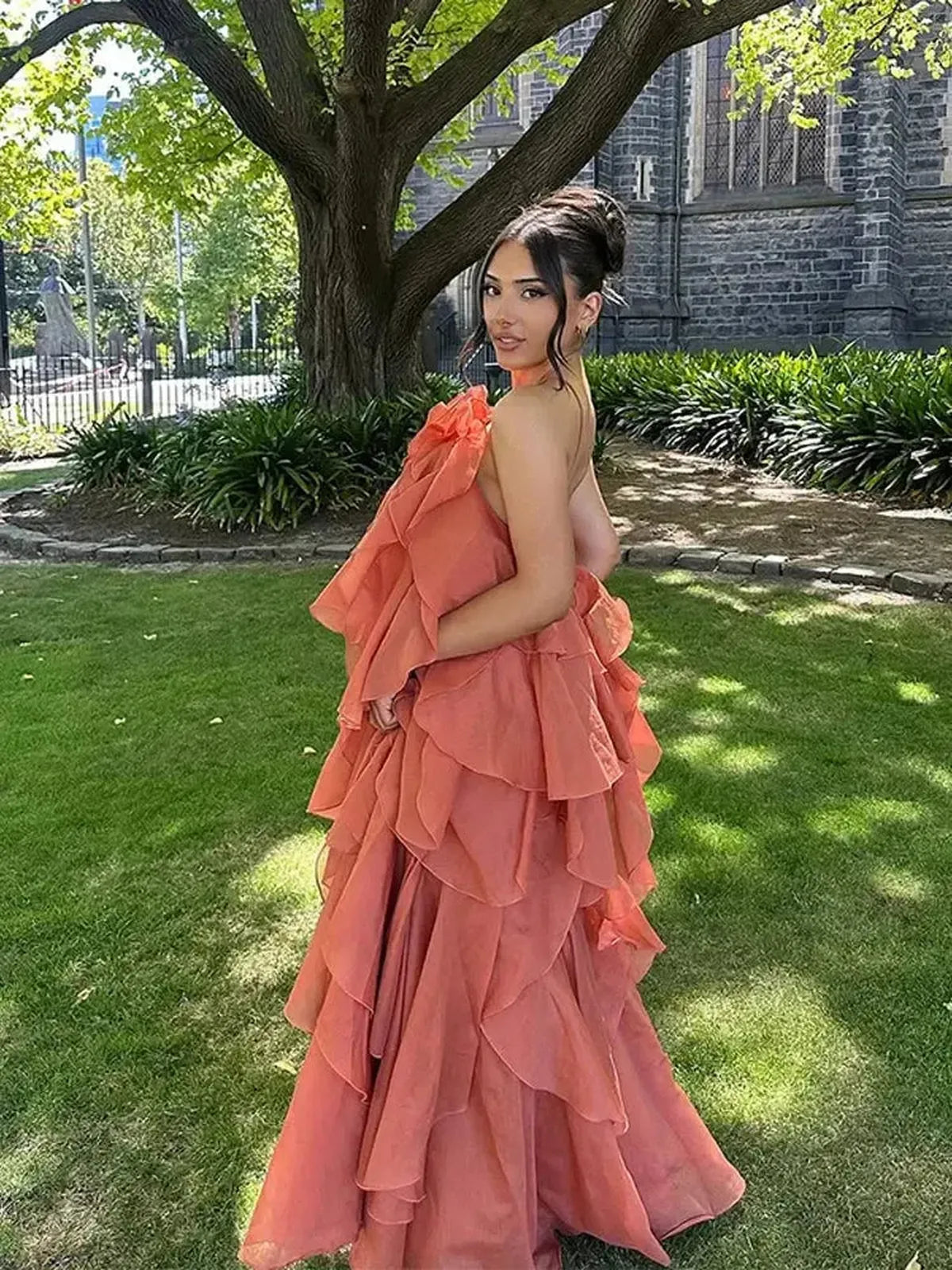 Robe Dos Nu Élégante-Saylana