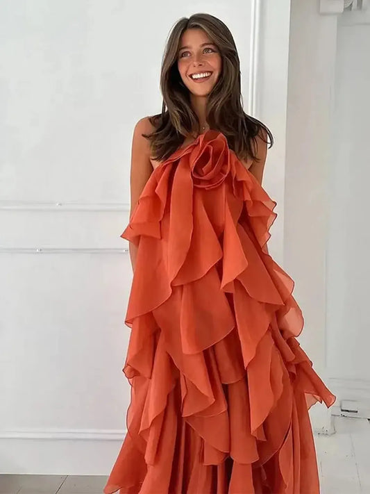Robe Dos Nu Élégante-Saylana