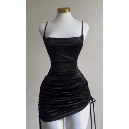 Robe dos nu lacets été-Saylana