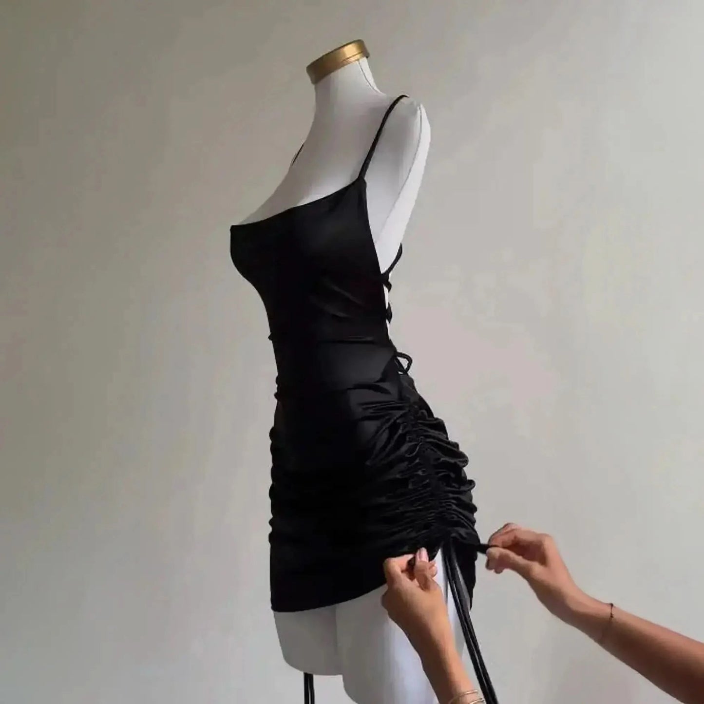 Robe dos nu lacets été - Saylana