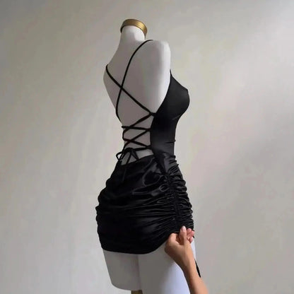 Robe dos nu lacets été - Saylana