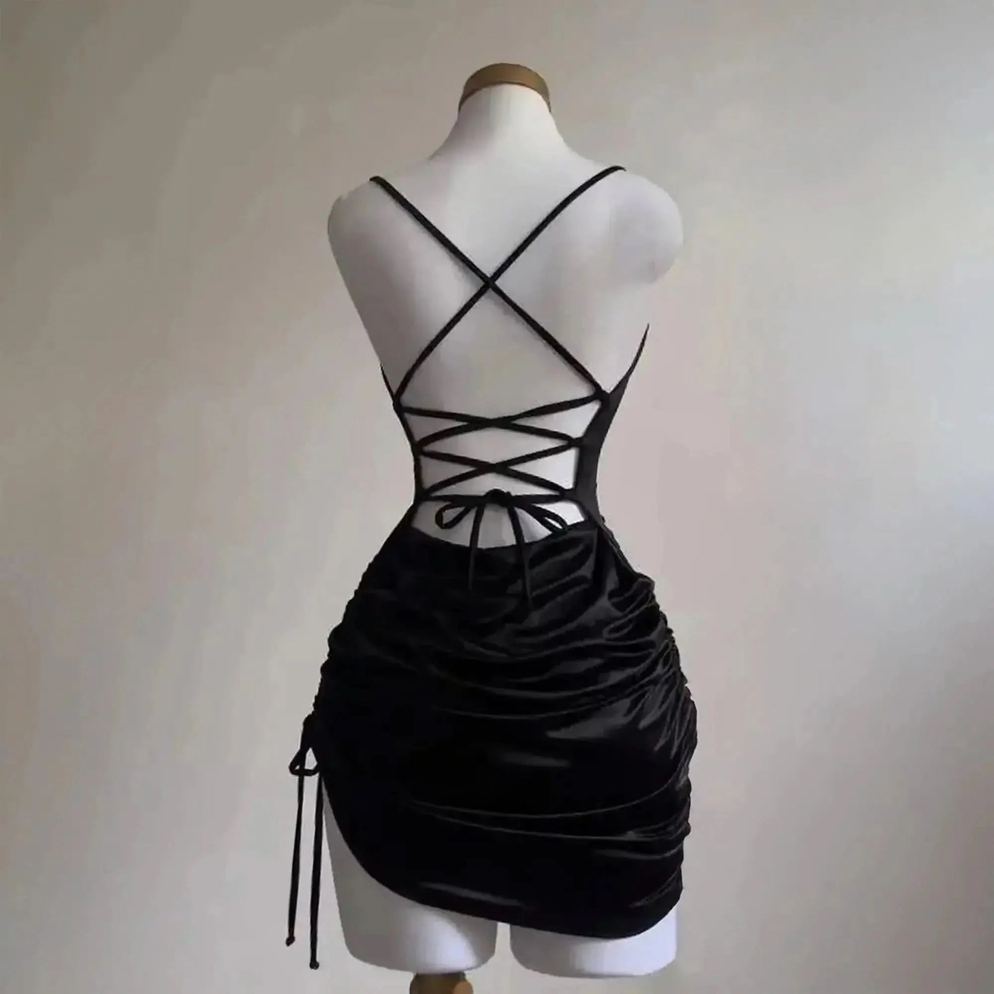 Robe dos nu lacets été - Saylana