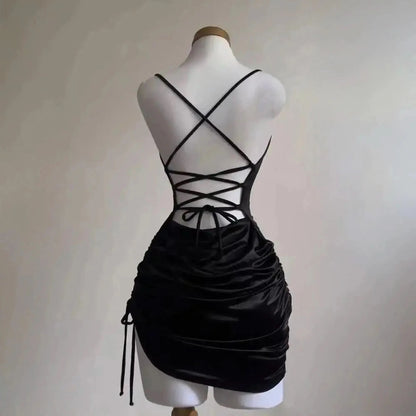 Robe dos nu lacets été - Saylana