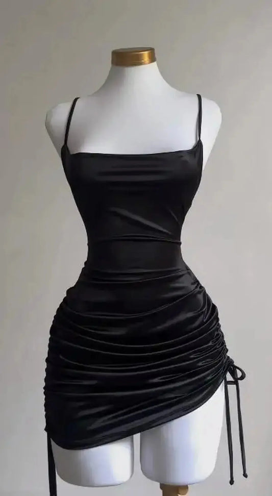 Robe dos nu lacets été-Saylana