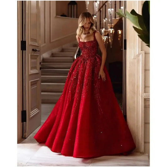 Robe Événementielle Élégante avec Perles-Saylana