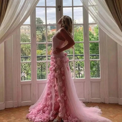 Robe Fendue Glamour Soirée - Saylana